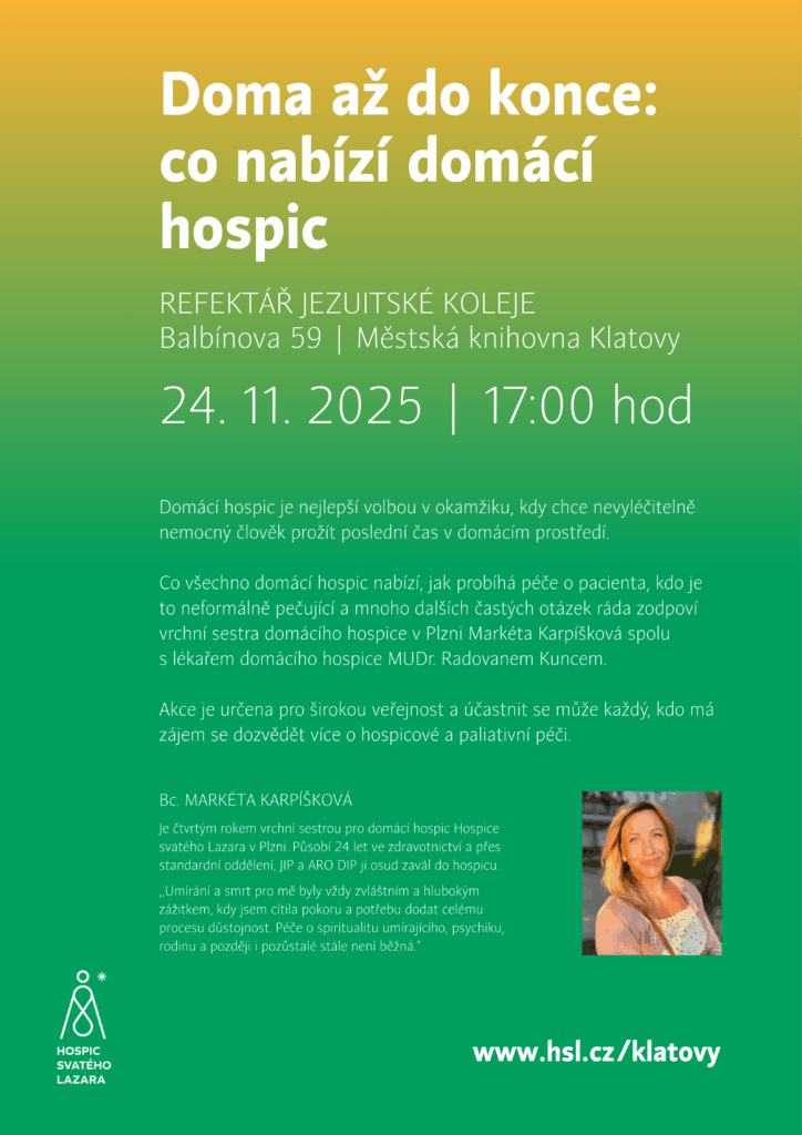Doma až do konce: co nabízí domácí hospic 1